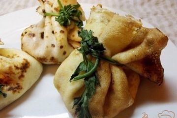 фото рецепта Закусочные мешочки с сыром
