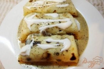 фото рецепта Блинчики с мясом