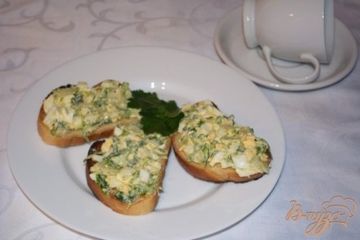 фото рецепта Гренки с брюссельской капустой