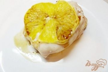 фото рецепта Куриная грудка запеченая с апельсином