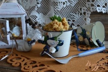фото рецепта Давленый картофель с гусиной печенью