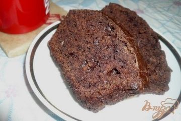 фото рецепта Шоколадный кекс с тыквой