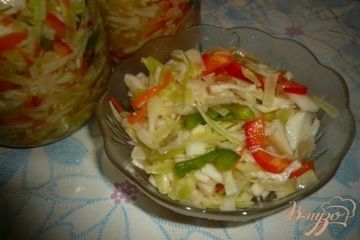 фото рецепта Маринованный капустный салат