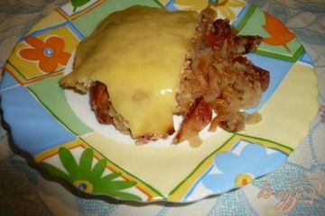 фото рецепта Свинина запеченная с яблоками и сыром