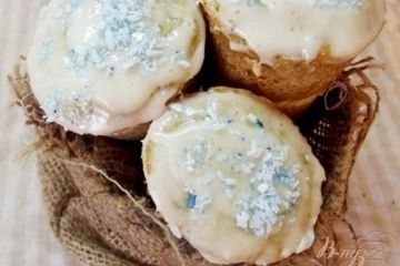 фото рецепта Кокосовые кексы с кремом