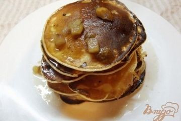 фото рецепта Пышные оладушки с грушей