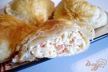 фото рецепта Слойки с рыбным вкусом