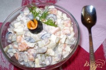 фото рецепта Салат Сердечный (вариант)