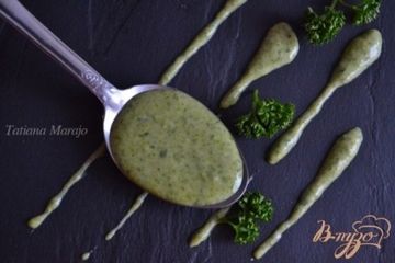 фото рецепта Лимонно-шпинатный соус