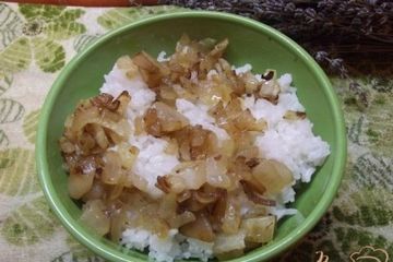 фото рецепта Рис в горшочке со шкварками