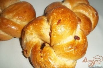 фото рецепта Кофейные булочки с изюмом