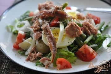 фото рецепта Здоровый салат Нисуаз-Niçoise