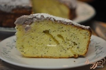 фото рецепта Сладкий кекс с яблоками по-быстрому