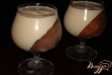 фото рецепта Панакота с шоколадом и орехами