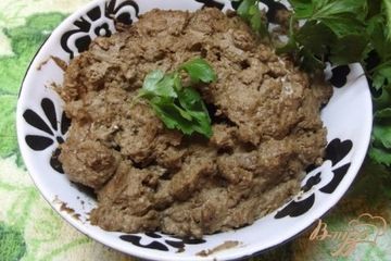 фото рецепта Паштет из говяжьей печенки с яйцом
