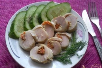 фото рецепта Рулеты из рубца