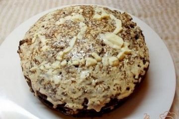 фото рецепта Шоколадный кекс с сухофруктами