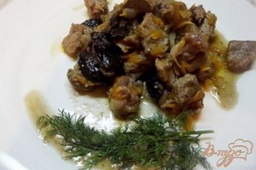 фото рецепта Говядина с овощами и черносливом