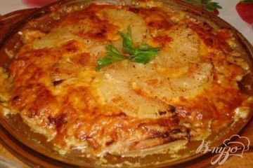 фото рецепта Запеченое куриное филе с ананасом