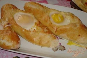 фото рецепта Аджарские хачапури (с яйцом и без него)