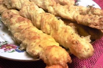 фото рецепта Хлебные палочки гриссини с сыром