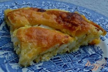 фото рецепта Слоеный пирог с сыром