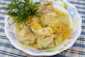 фото рецепта Свинина со сметаной и горчицей с овощами