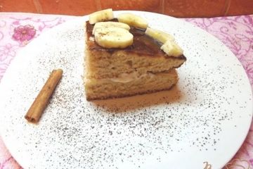 фото рецепта Пирог с банановым кремом