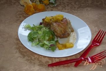фото рецепта Курица в апельсинах