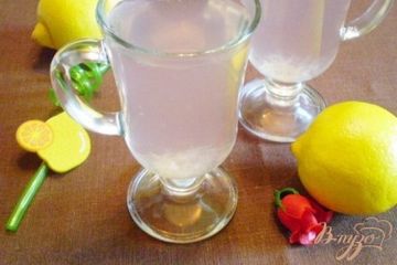 фото рецепта Лимонный компот с суданской розой