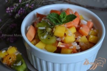 фото рецепта Фруктовый салат с рисом
