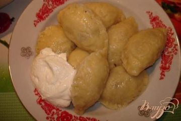 фото рецепта Вареники с картошкой и грибами