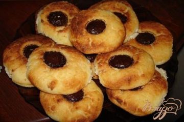 фото рецепта Печеные сырники с шоколадом