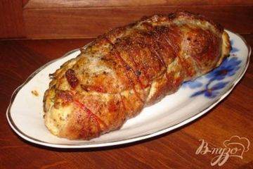 фото рецепта Литовский мясной рулет