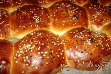 фото рецепта Булочки с изюмом (как по 9 копеек)
