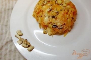 фото рецепта Салат из тыквы с арахисом