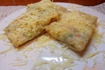 фото рецепта Лаваш с овощами и сыром