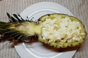 фото рецепта Цитрусовый салат с яйцами и ореховым соусом