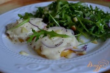 фото рецепта Яблоки с ветчиной и сыром