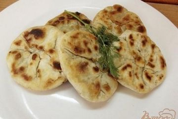 фото рецепта Адыгейские лепешки с зеленью