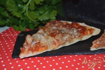 фото рецепта Пицца с мясным фаршем