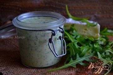 фото рецепта Сырный соус с рукколой