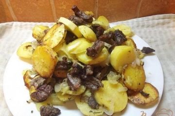 фото рецепта Праздничный картофель с мясом