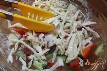 фото рецепта Салат из капусты