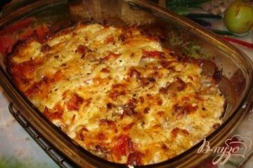 фото рецепта Соте с баклажанами и мясом