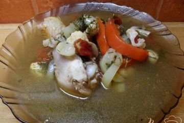 фото рецепта Грибной суп с курицей