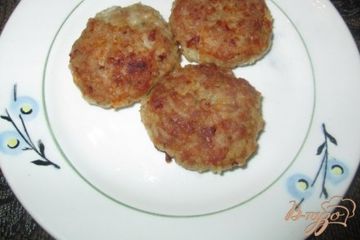 фото рецепта Котлеты из фарша и риса