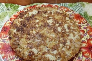 фото рецепта Насыпной пирог с тыквой и яблоками