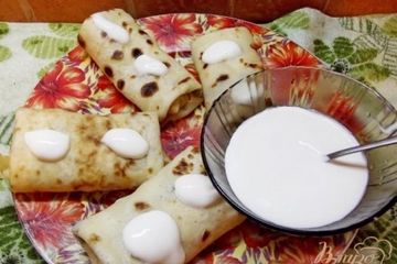фото рецепта Блинчики с куриным паштетом