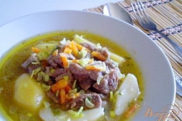 фото рецепта Говядина тушеная с овощами